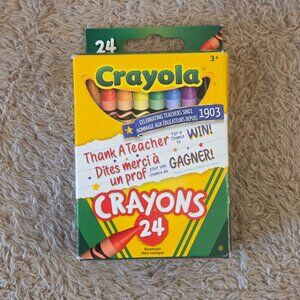 Crayola Crayons 24 Pack – New (Open Box)